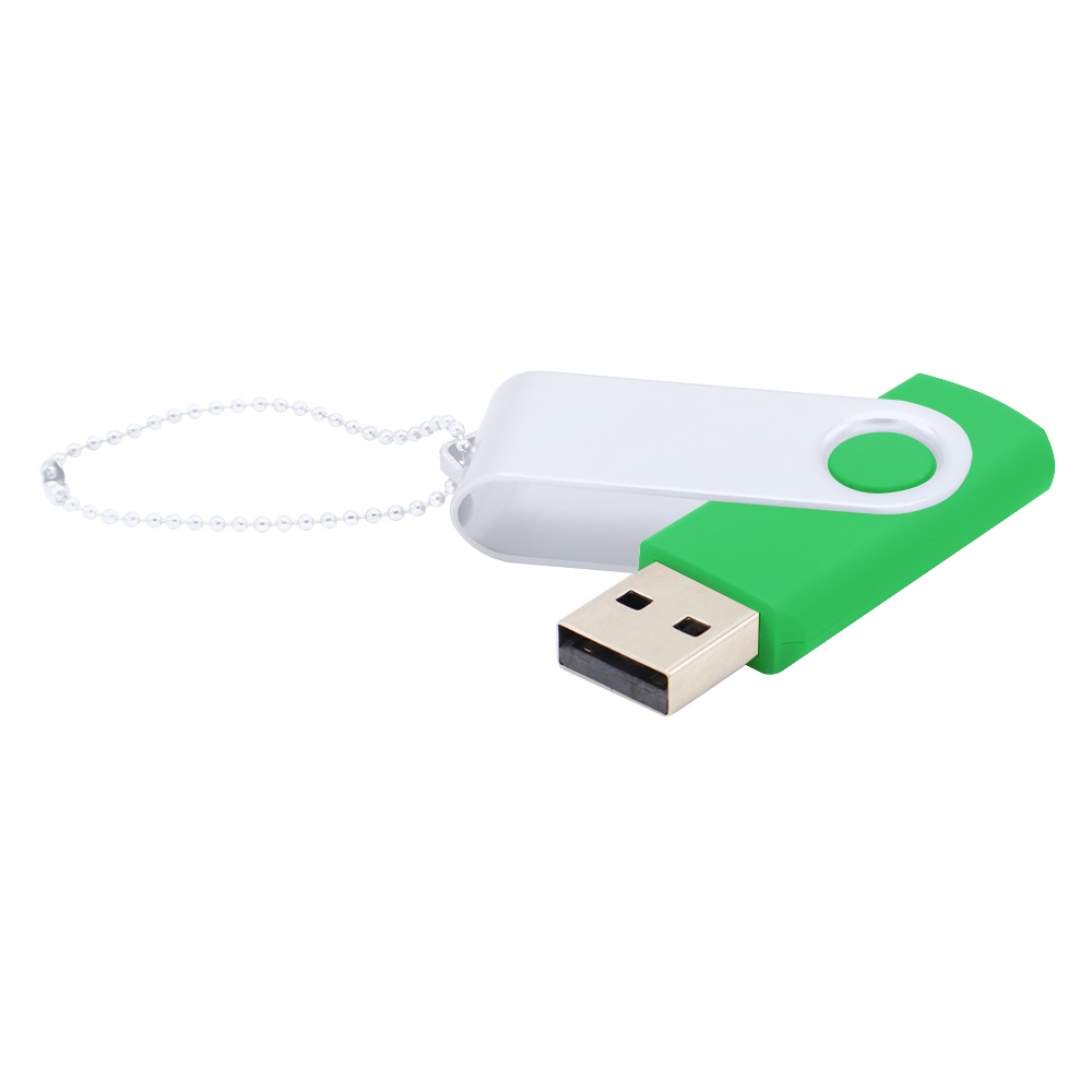 Флешка Designer To Go 2.0 USB 16Gb, Зеленый/Белый-0