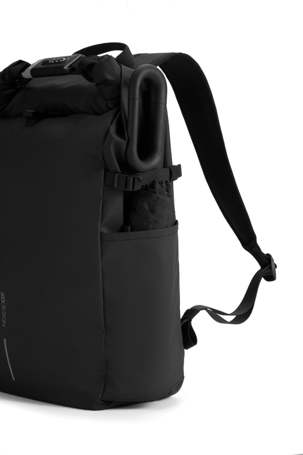 Антикражный рюкзак Urban Roll-top, черный-16