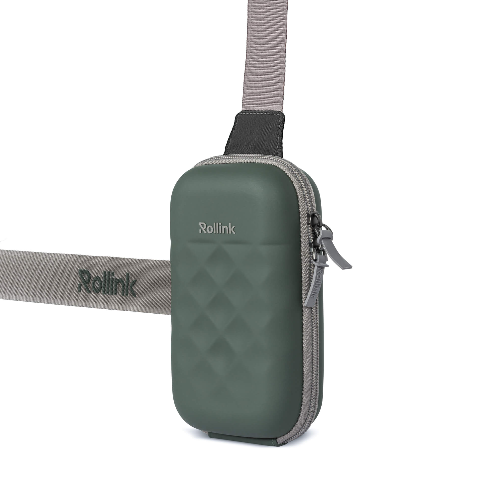 Дорожная сумочка Rollink Mini Bag Go 19,5x12x6 см, темно-зеленая-2