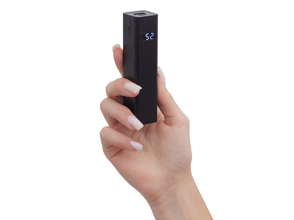 Внешний аккумулятор Rail, 5000 mAh, черный-7