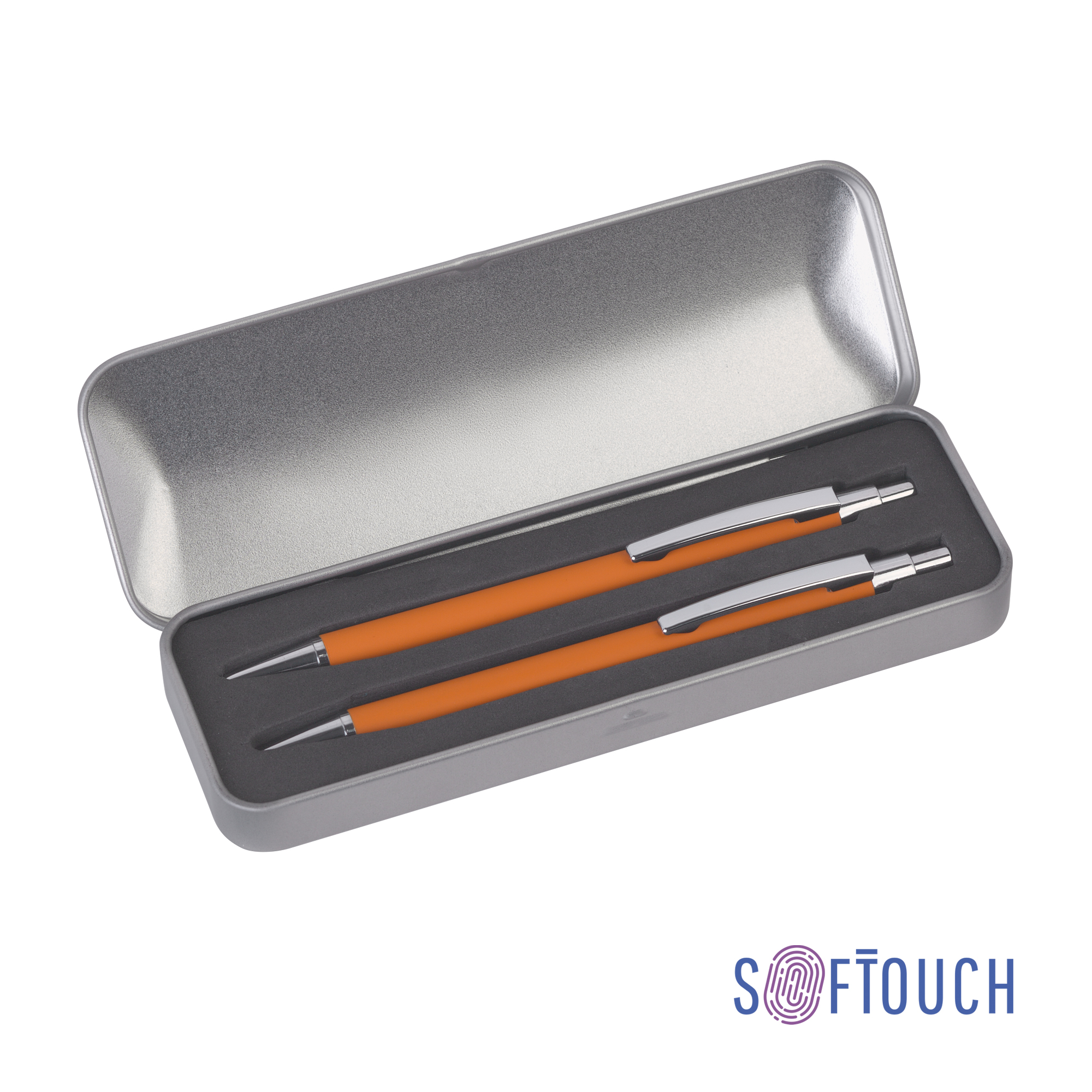 Набор "Ray" (ручка+карандаш), покрытие soft touch-0