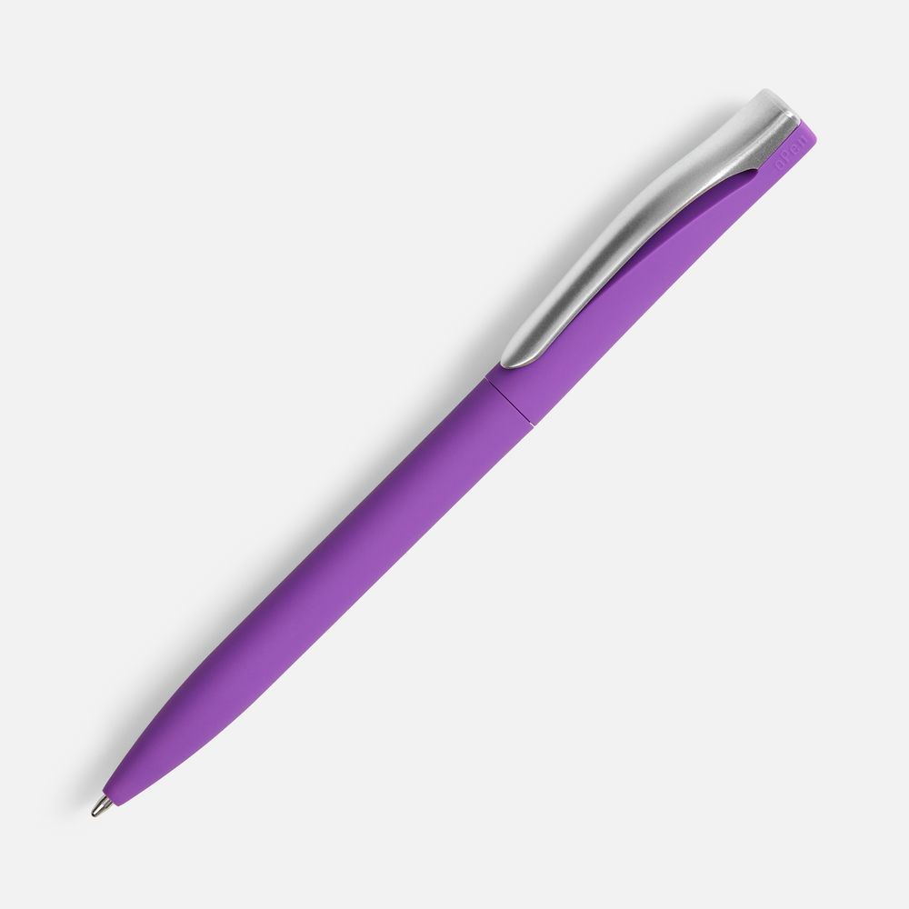 Ручка шариковая Pin Soft Touch, фиолетовая-1
