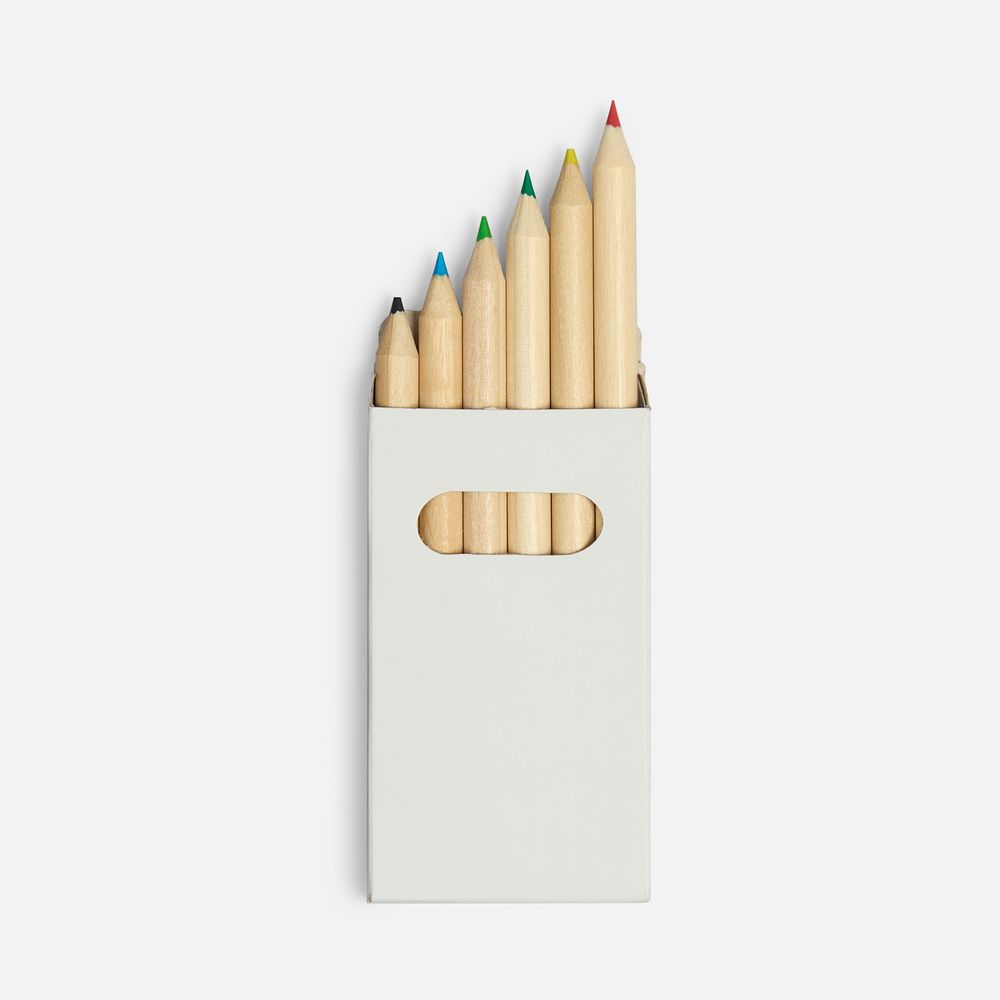 Набор цветных карандашей Pencilvania Mini, белый-2