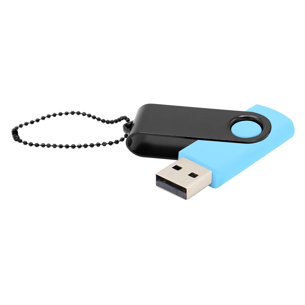 Флешка Designer To Go 2.0 USB 16Gb, Голубой/Черный-0