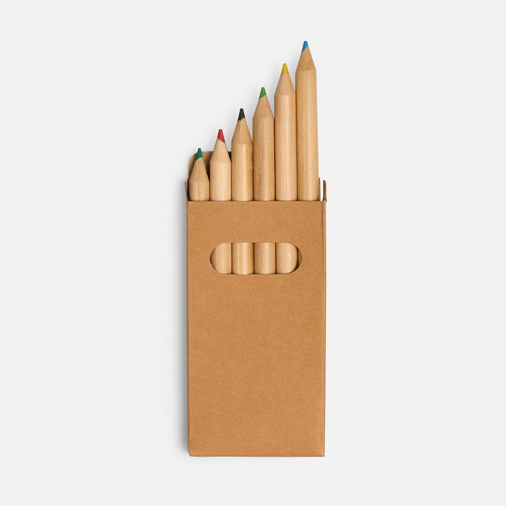 Набор цветных карандашей Pencilvania Mini, крафт-2