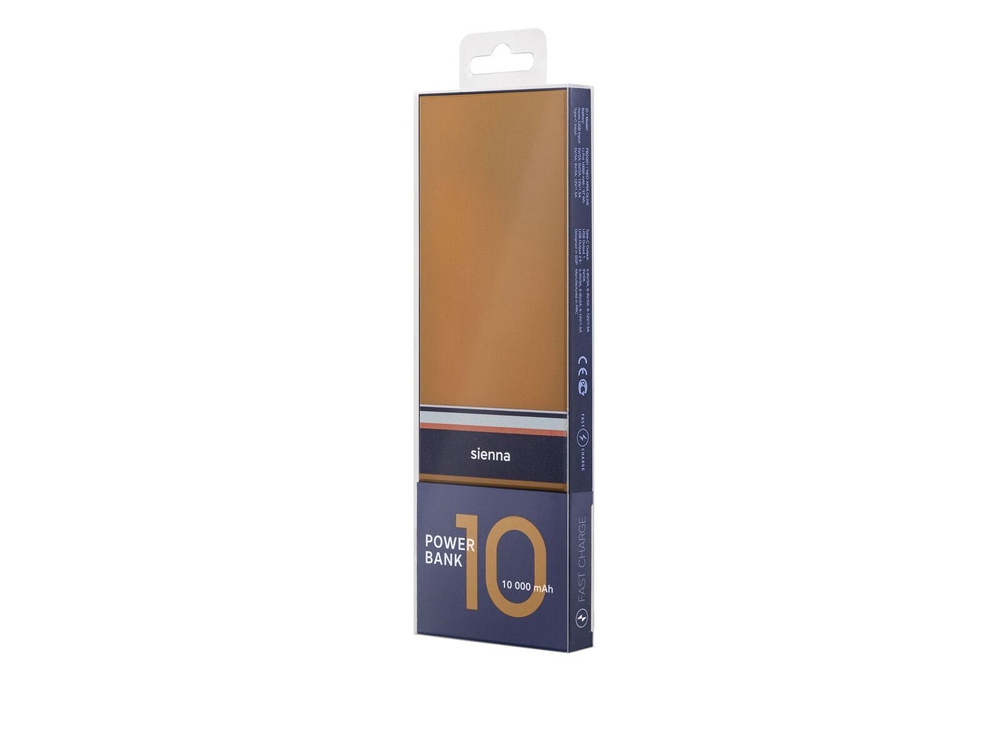 Внешний аккумулятор Rombica NEO ARIA Sienna, 10000мАч, Soft-touch, PD, QCharge, Type-C, охра/синий-3