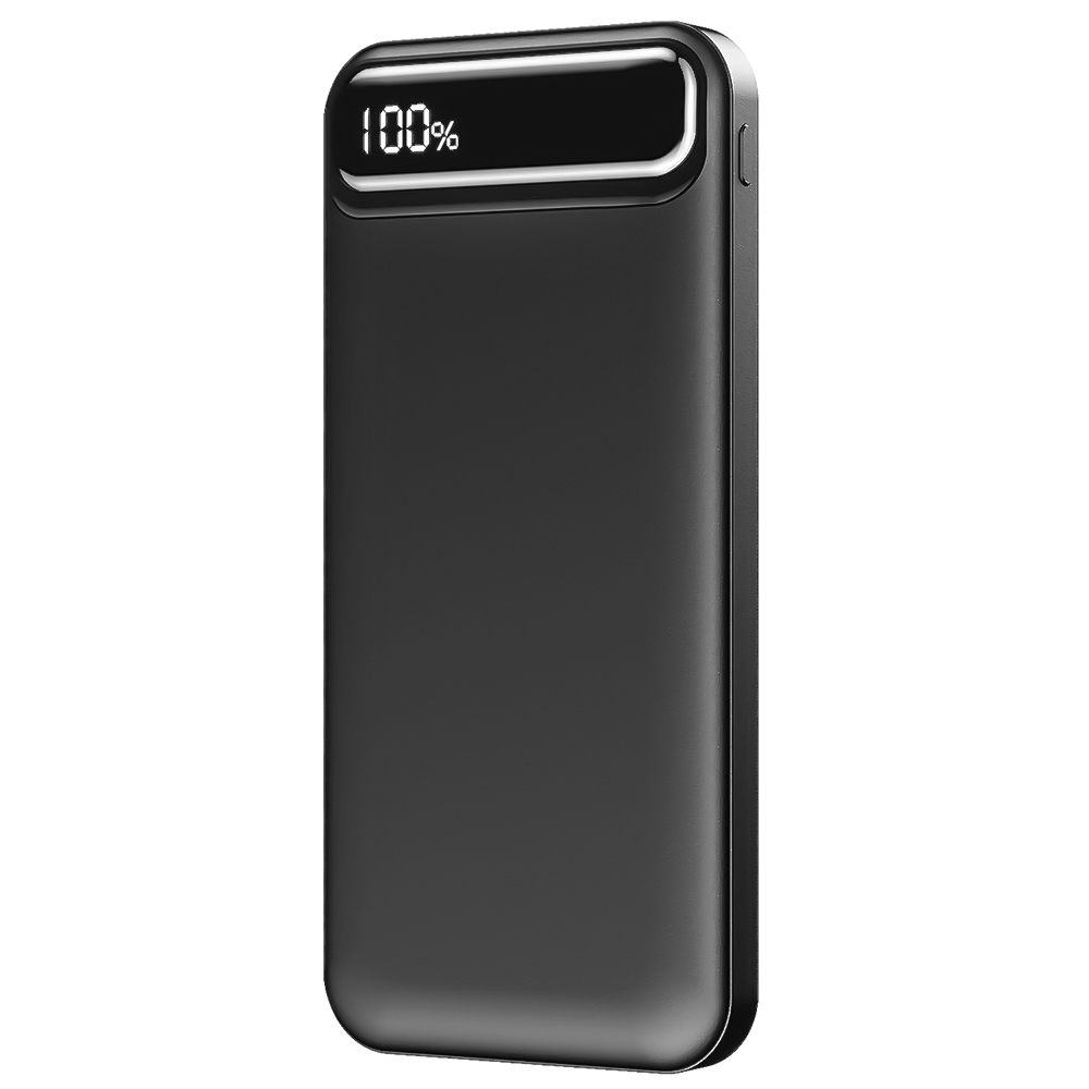 Внешний аккумулятор Groovy 10000 Mah с быстрой зарядкой, Черный-0