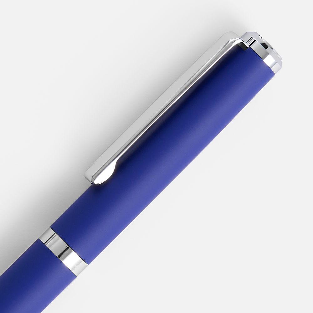 Ручка шариковая Inkish Chrome в футляре, синяя-3