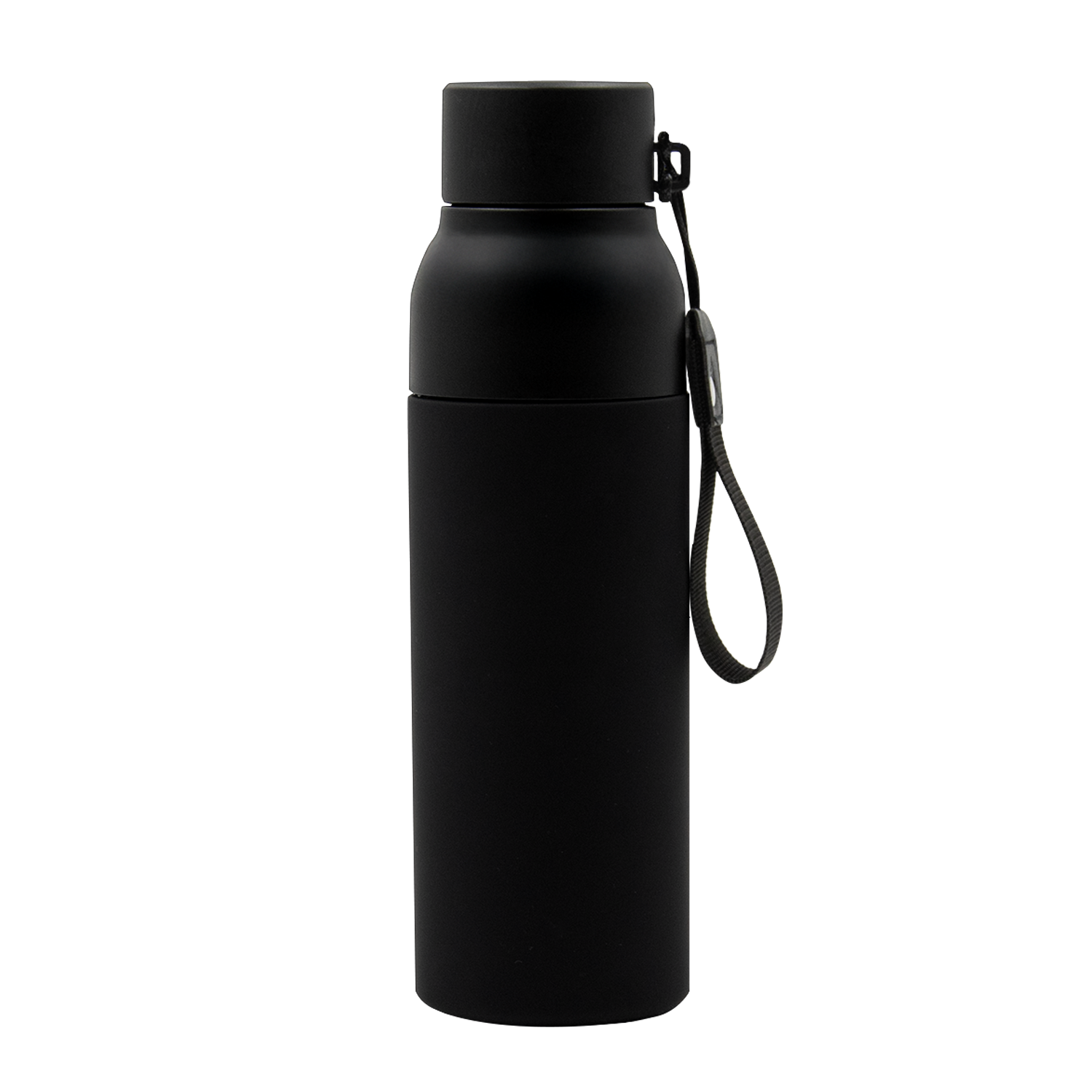 Термобутылка Button Black (черный)-1