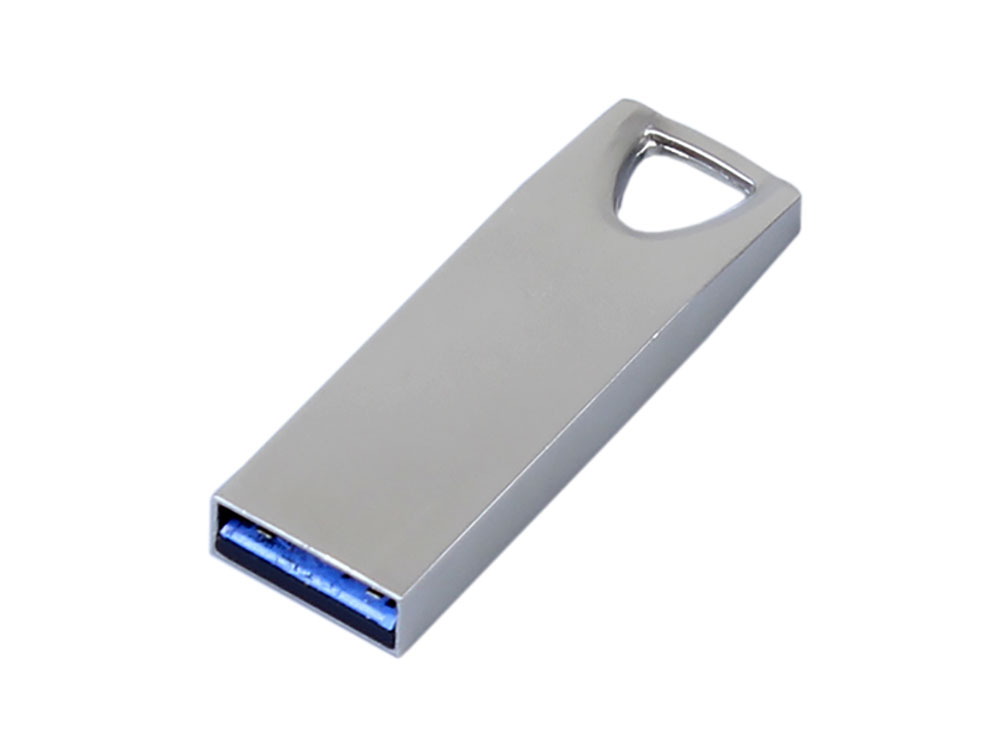 USB 3.0-флешка на 128 Гб с мини чипом, компактный дизайн, стильное отверстие для цепочки-1