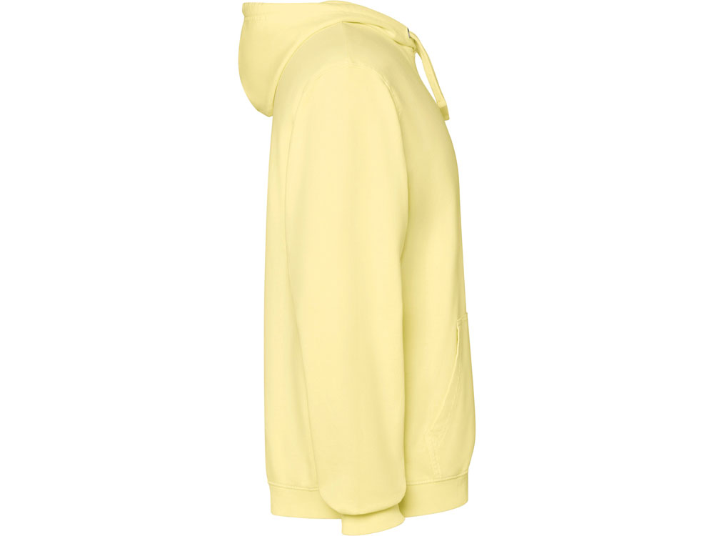 Толстовка с капюшоном KENIA унисекс, солнечно-желтый выстиранный WASHED-3