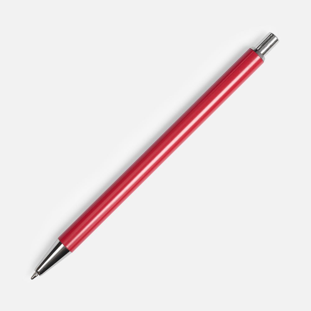 Ручка шариковая Slim Beam, красная-1