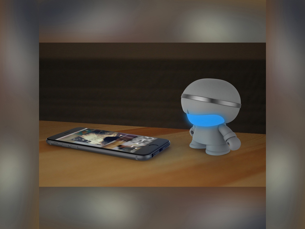 Портативный динамик Bluetooth XOOPAR mini XBOY, серый-8