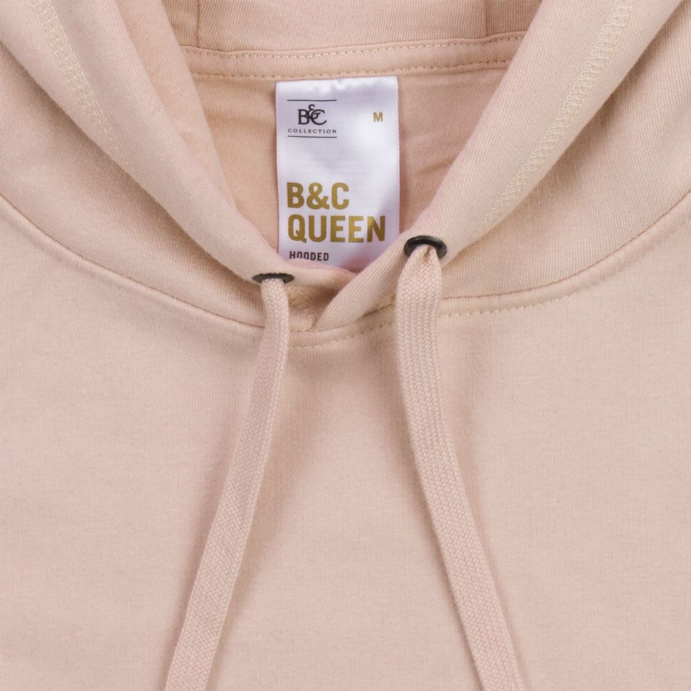 Толстовка с капюшоном женская Queen, дымчато-серая-3