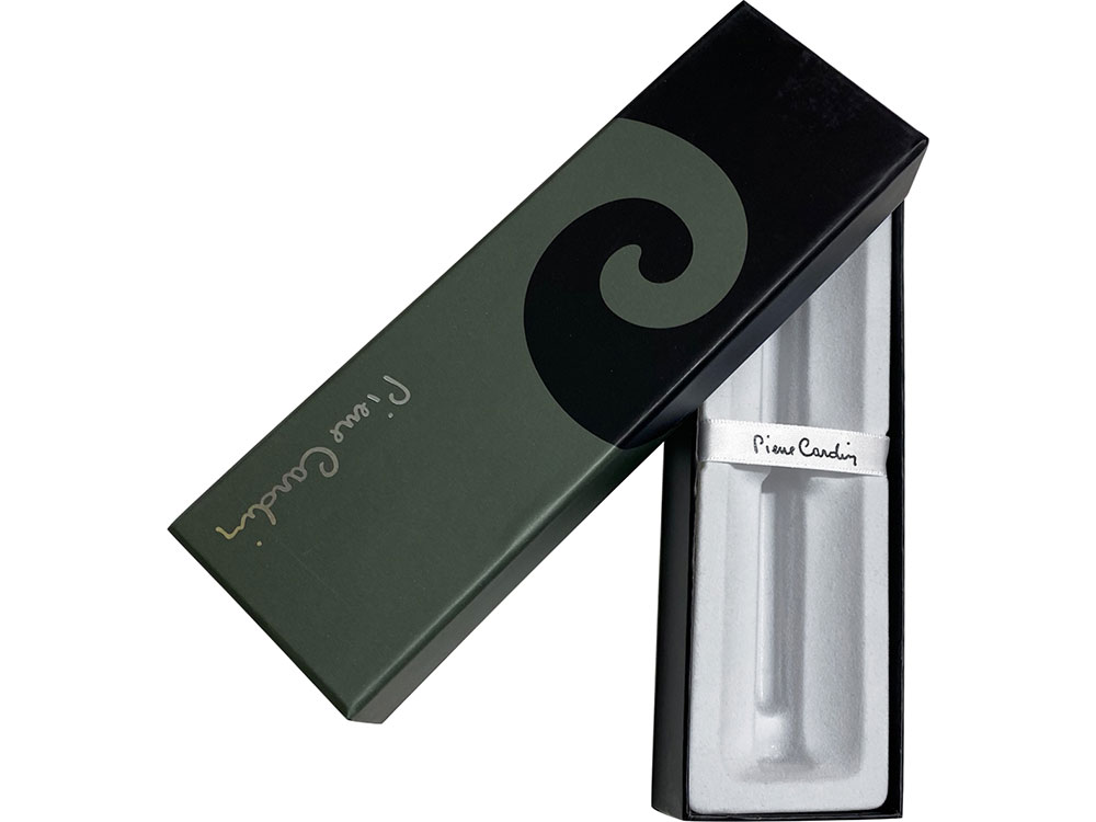 Ручка шариковая Pierre Cardin LEO 750. Цвет — черный. Упаковка Е-2.-3