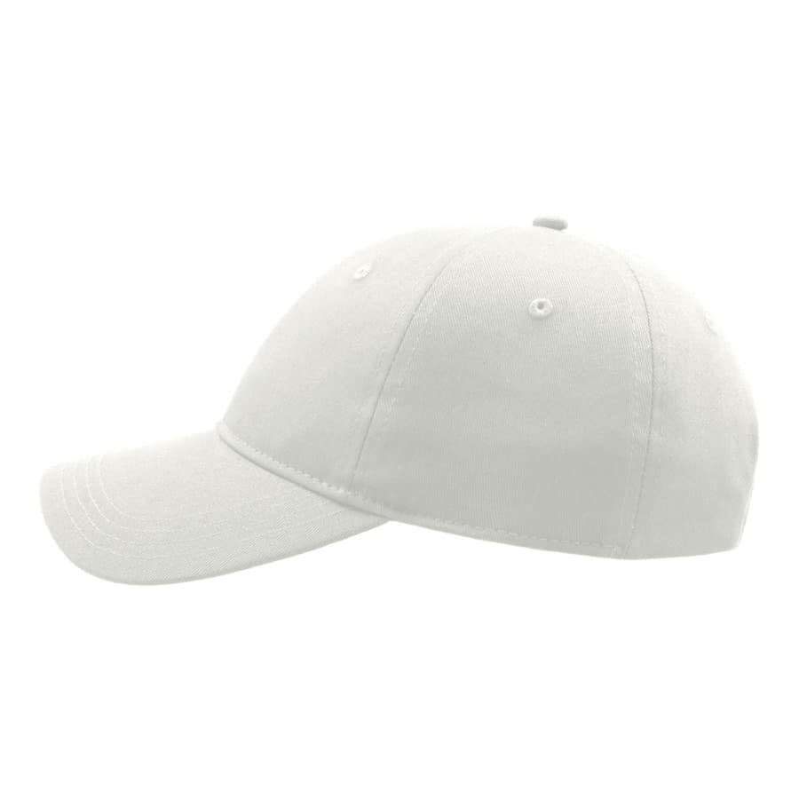 Бейсболка с NFC-меткой в козырьке GREEN CAP 265 из органического хлопка , белый-2