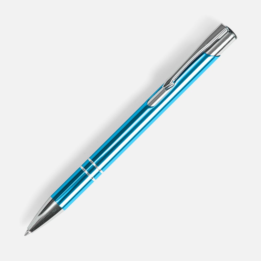 Ручка шариковая Keskus, бирюзовая-0