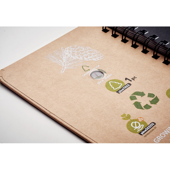 Pine tree notebook, бежевый-10