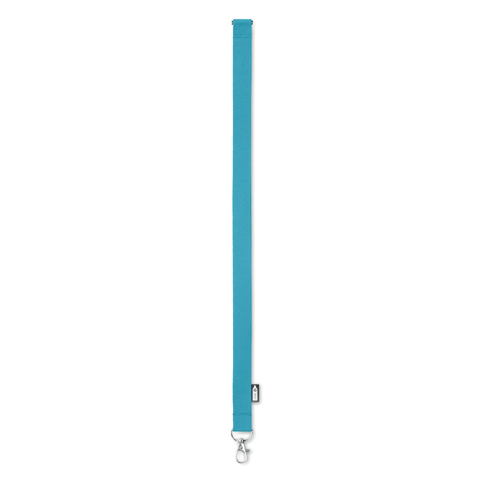Lanyard in RPET 20 mm, бирюзовый-2