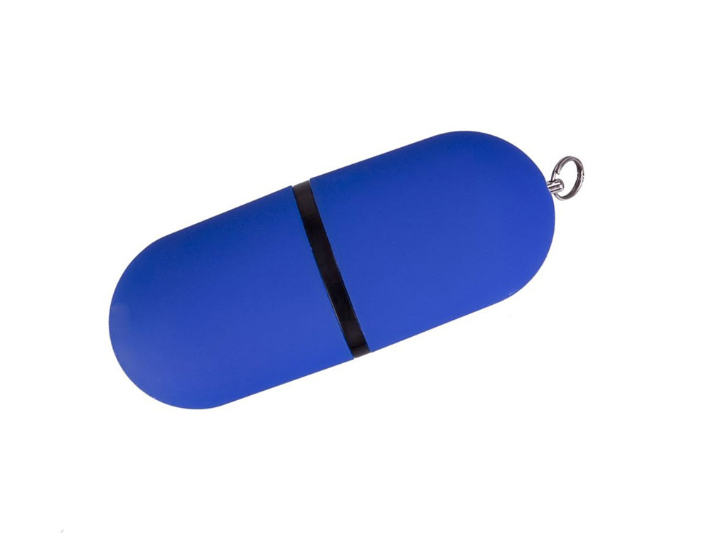 USB-флешка на 8 ГБ 3.0 USB, с покрытием soft-touch, синий-0