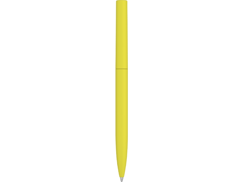 Шариковая ручка  Bright F Gum soft-touch, желтый-2
