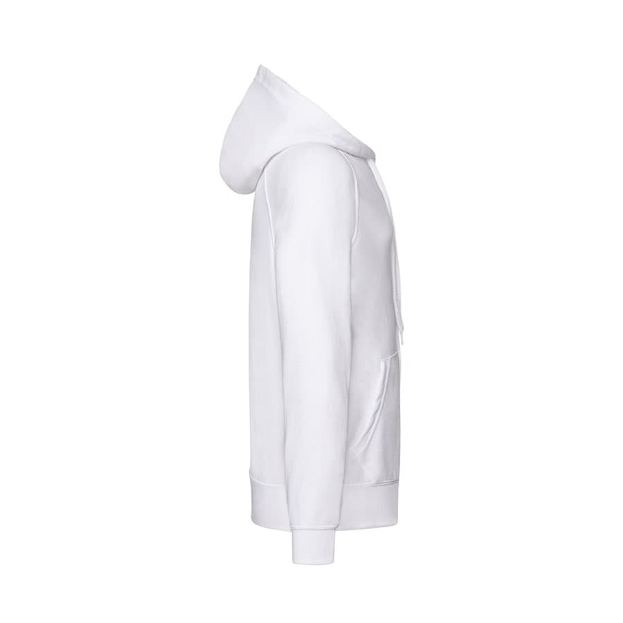 Толстовка без начеса LIGHTWEIGHT HOODED SWEAT JACKET 240, белый-3