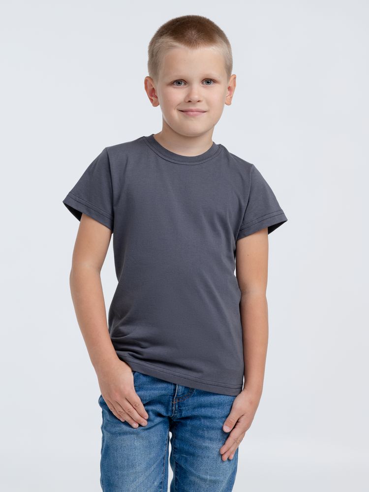 Футболка детская T-Bolka Kids, темно-серая (графит)-4