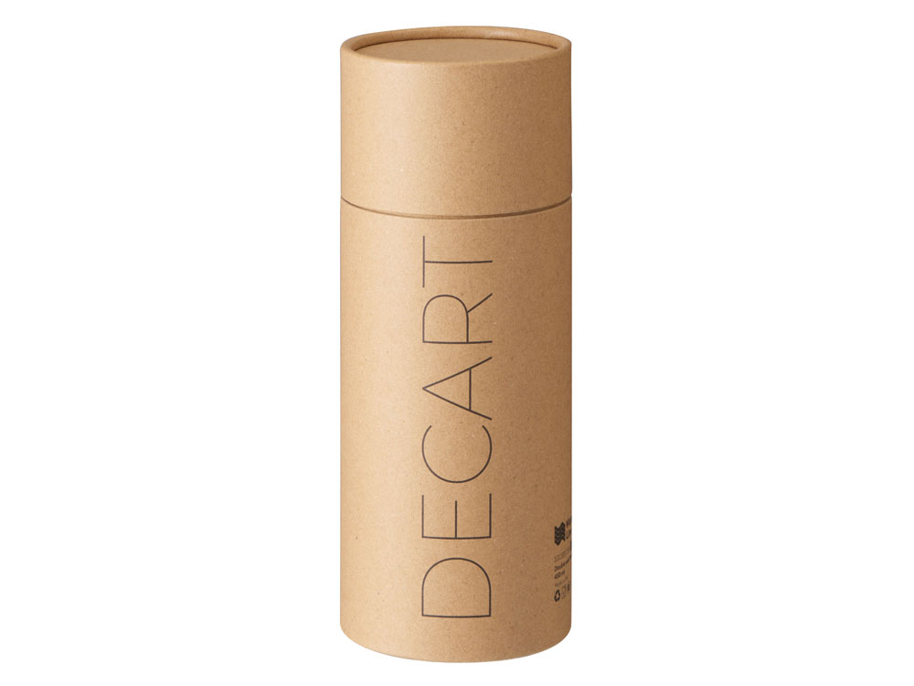 Вакуумная термокружка Decart, 450 мл, тубус, черный-4