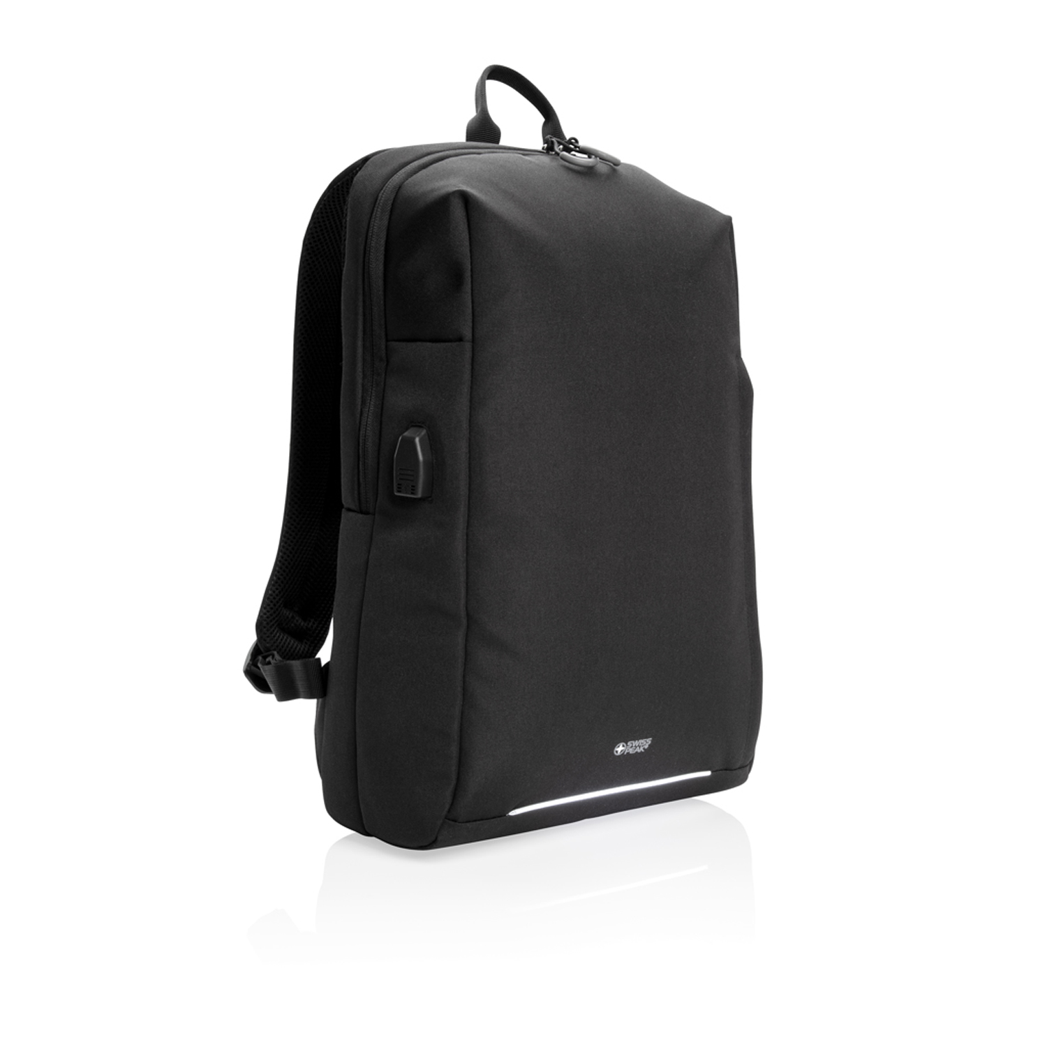 Рюкзак Swiss Peak с RFID-защитой и USB-A из rPET AWARE™, 15,6’’-0