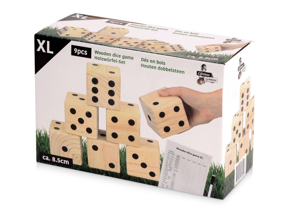 Деревянная игра в кости, XL Dice-5