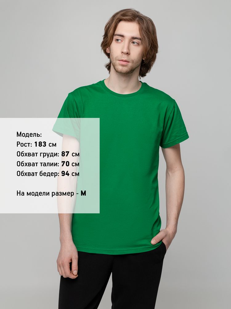 Футболка унисекс T-bolka 140, темно-зеленая-4