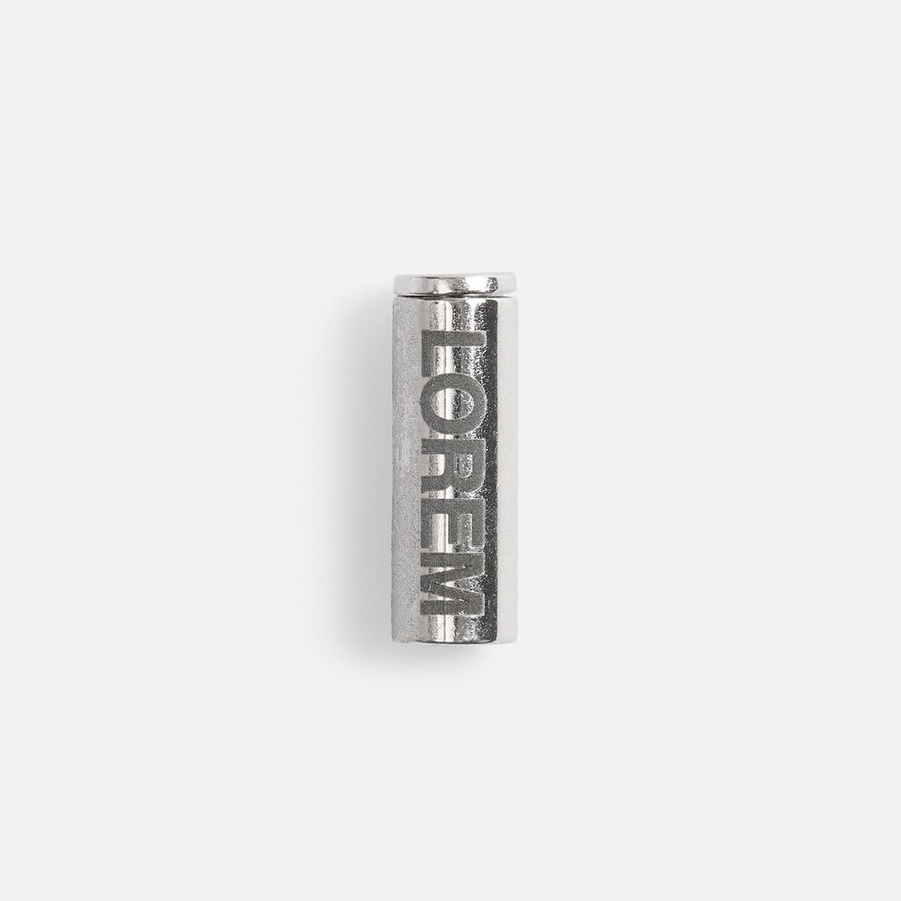Наконечник для шнурка Nozzle, ver.2, серебристый-5