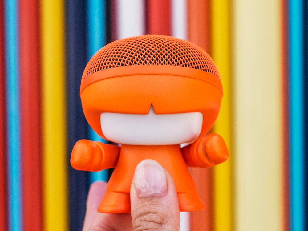 Портативная колонка Bluetooth XOOPAR mini Xboy Metallic, оранжевый-2