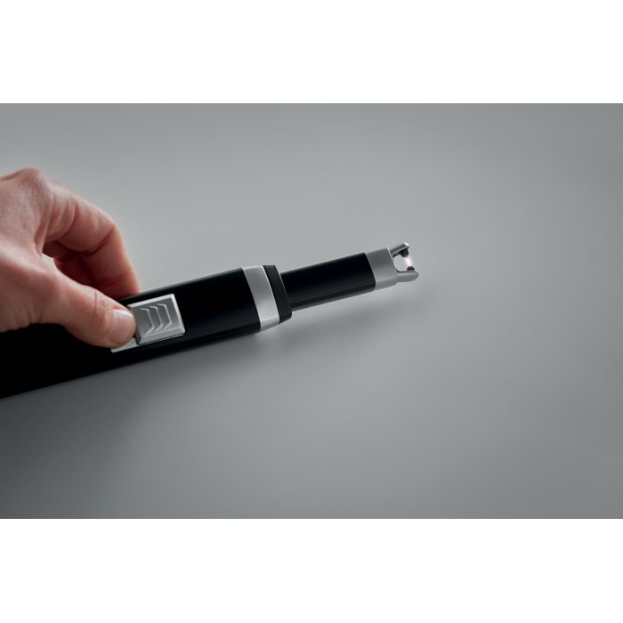 Большая USB зажигалка, черный-10