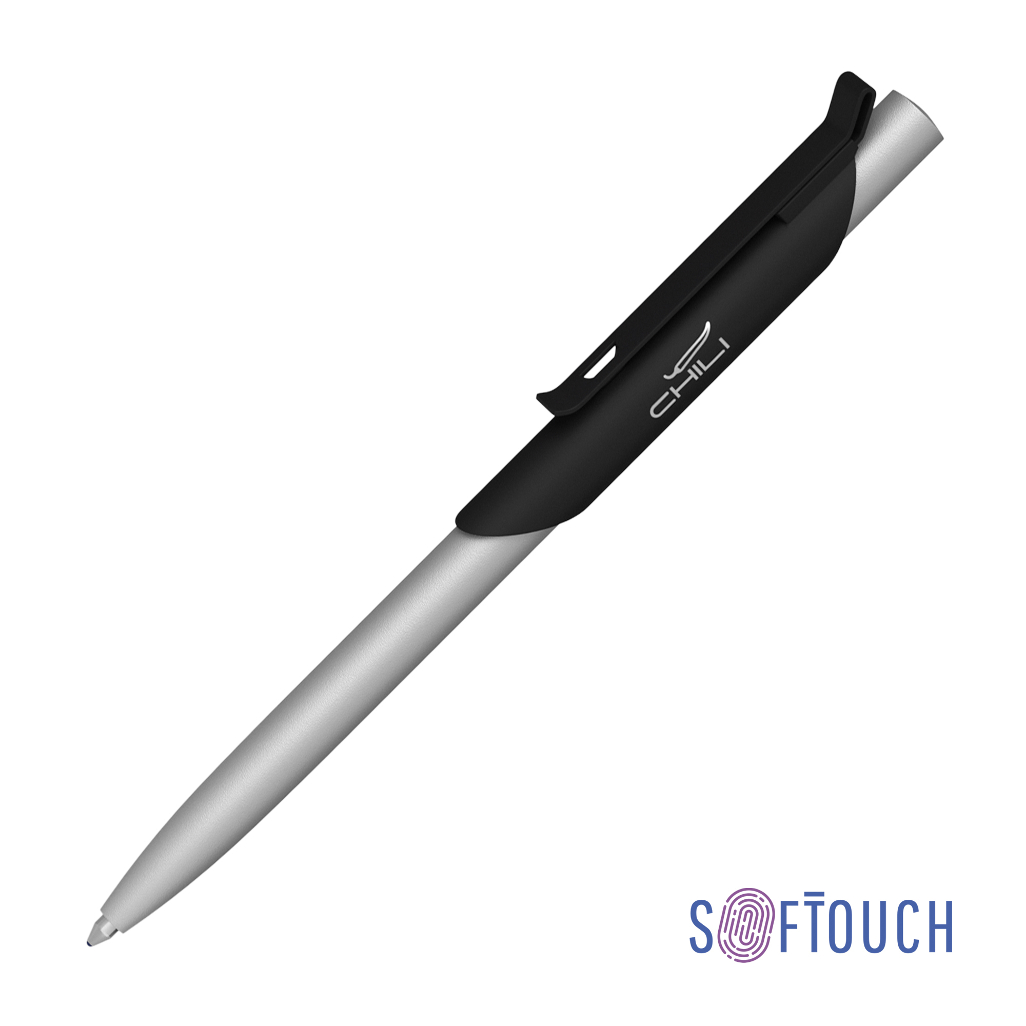 Ручка шариковая "Skil", покрытие soft touch-0