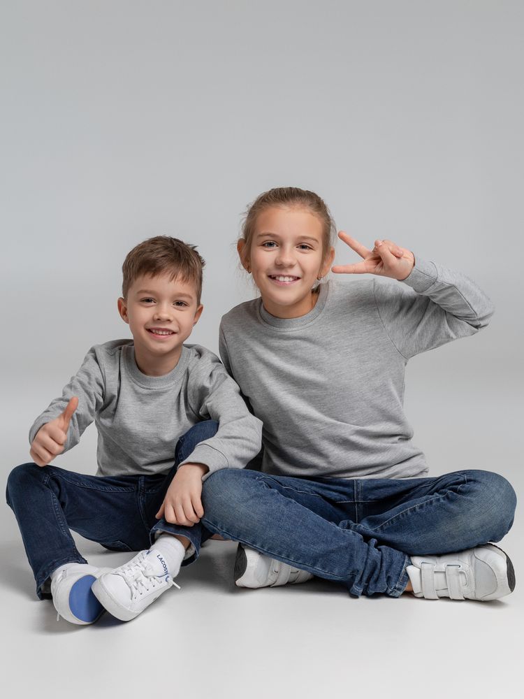 Свитшот детский Toima Kids 2.0, серый меланж-6