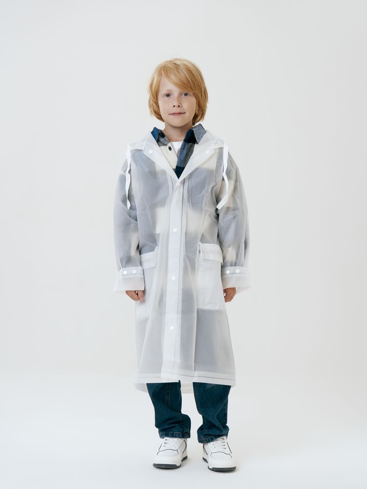 Дождевик детский RainDrop Kids, белый-6