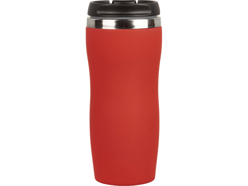Термокружка Double wall mug C1, soft touch, 350 мл, красный-2