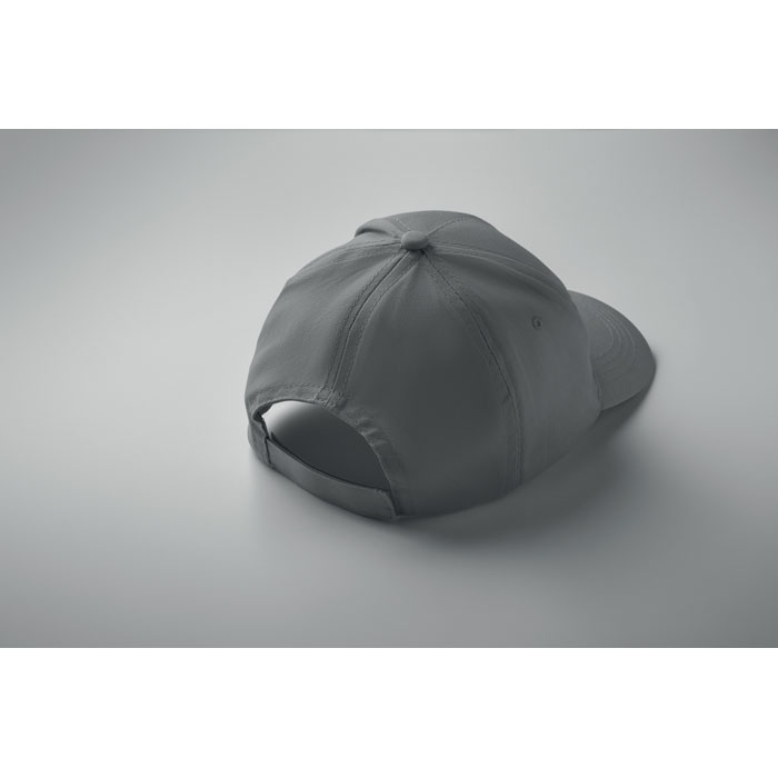 5 panel baseball cap, серый-2