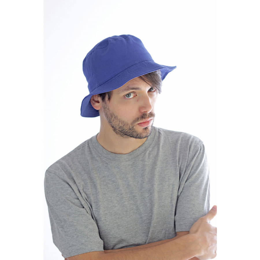 Панама BUCKET COTTON 180, белый-3