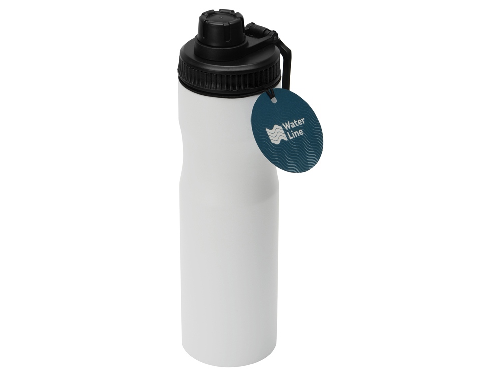 Бутылка для воды Supply Waterline, нерж сталь, 850 мл, белый/черный-7