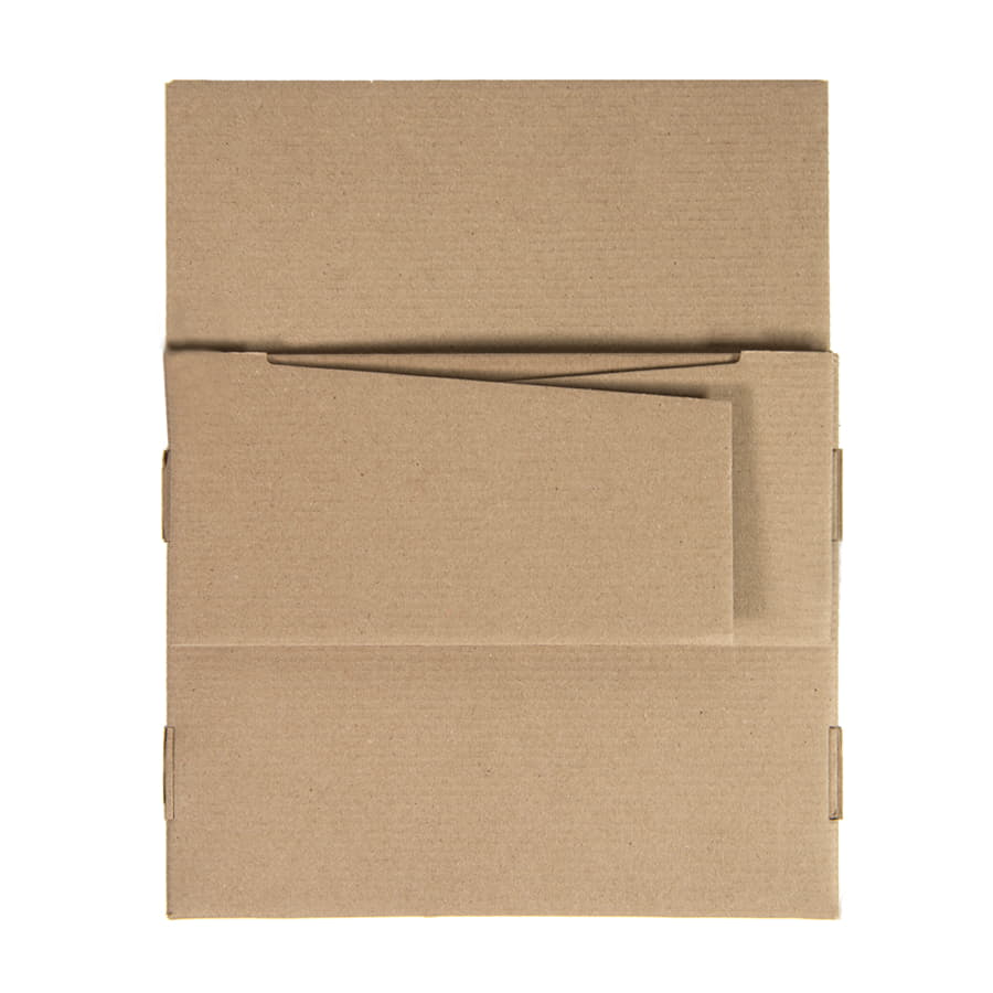 Коробка подарочная Big BOX, размер: 24 x 21 x 11 см  картон МГК бур., самосборная, коричневый-2