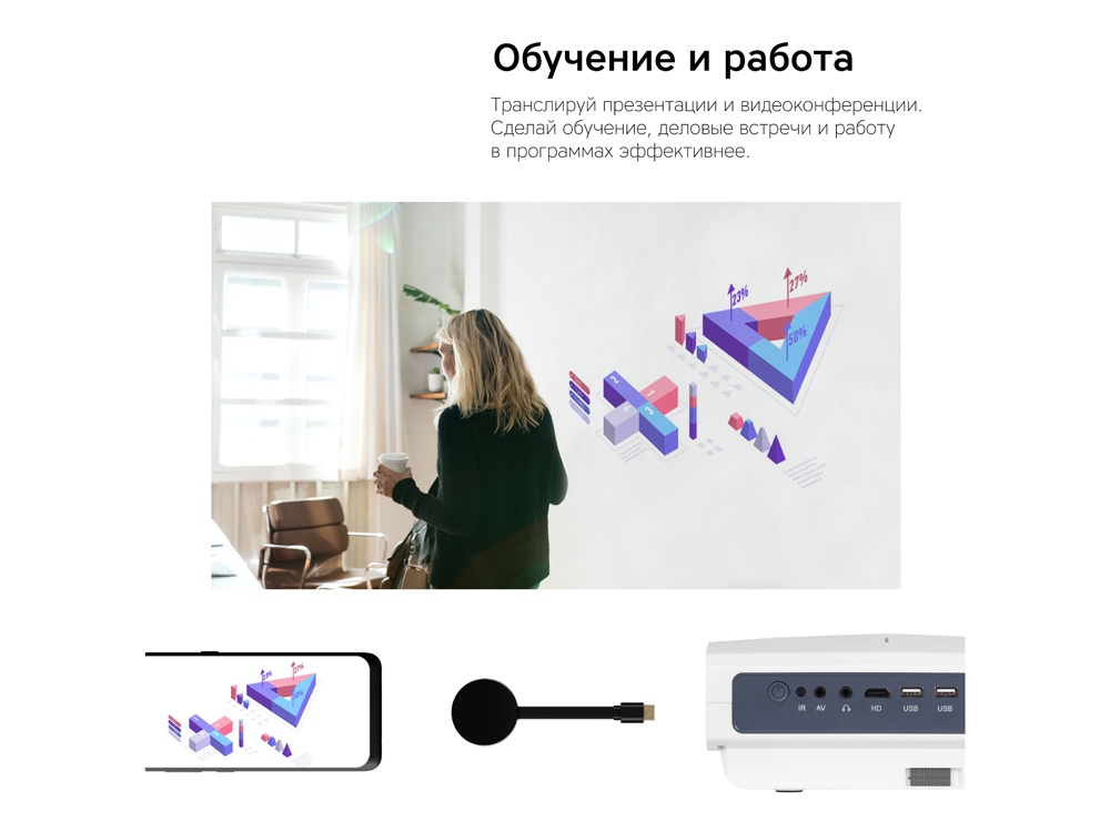 Беспроводной медиа-стример Rombica Smart Cast v06-8