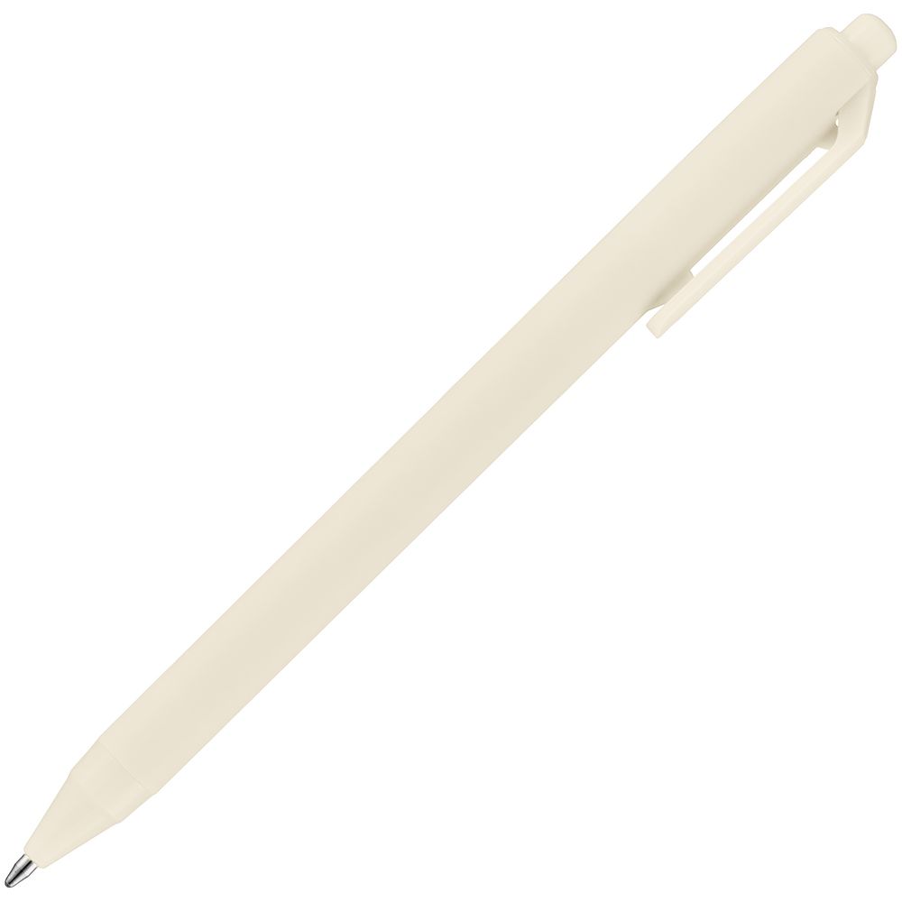 Ручка шариковая Cursive Soft Touch, бежевая-2