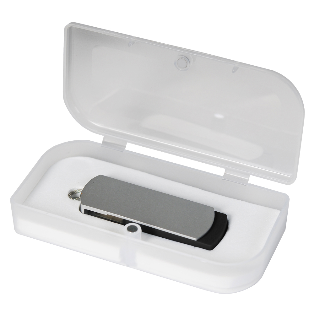 USB Флешка Элеганте (Elegante) 16 Gb, черный, в подарочной упаковке-0