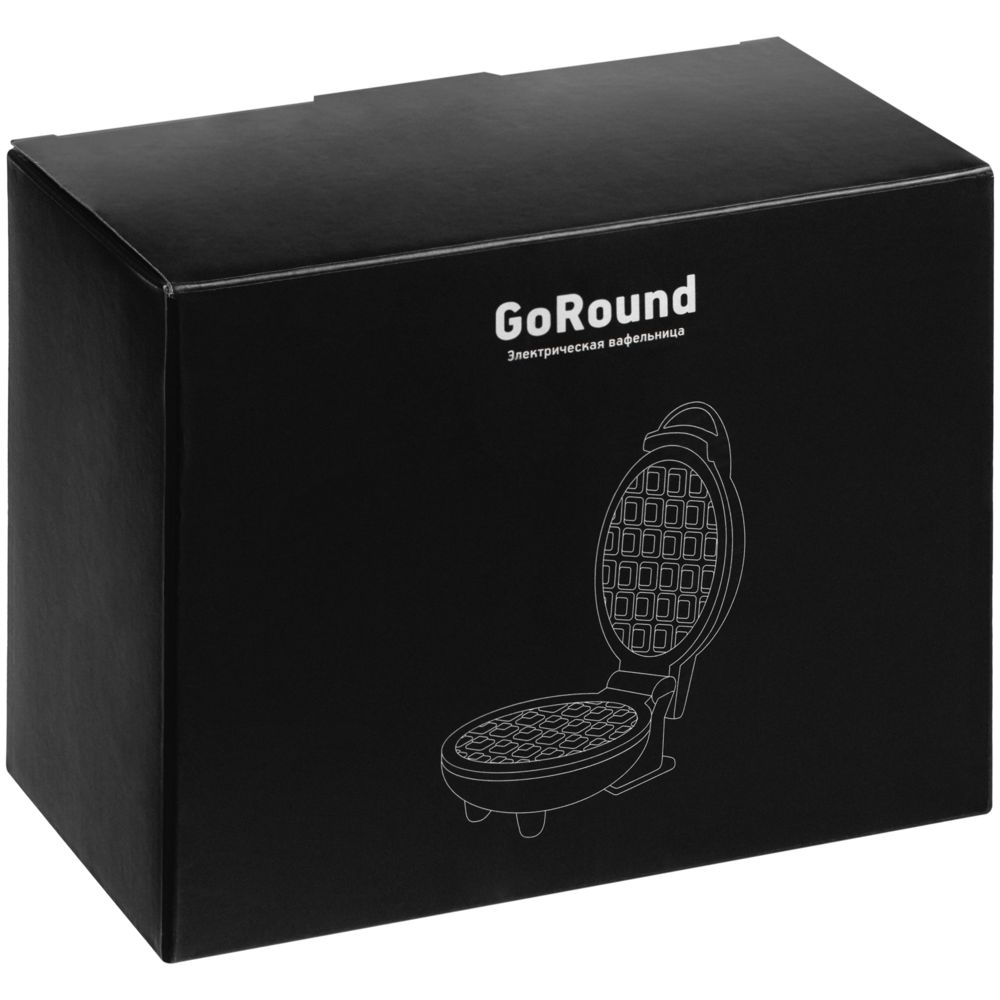Электрическая вафельница GoRound, белая-6