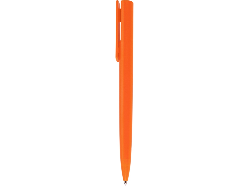 Ручка пластиковая шариковая Taper Solid, матовый оранжевый-2