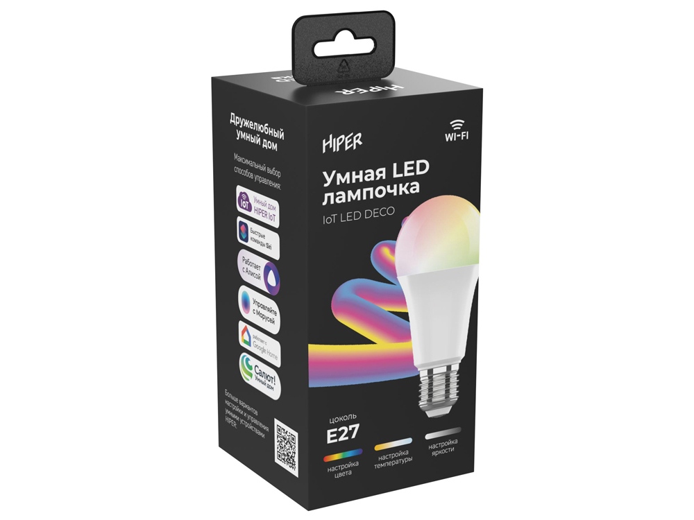 Умная лампочка IoT LED DECO, E27-1