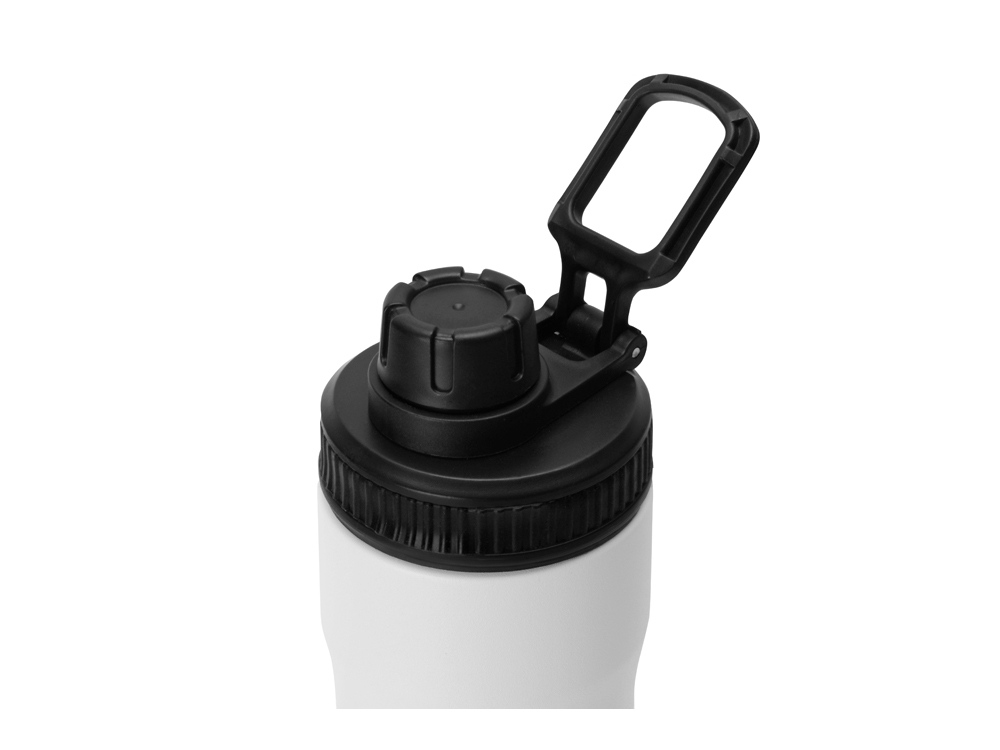 Бутылка для воды Supply Waterline, нерж сталь, 850 мл, белый/черный-1