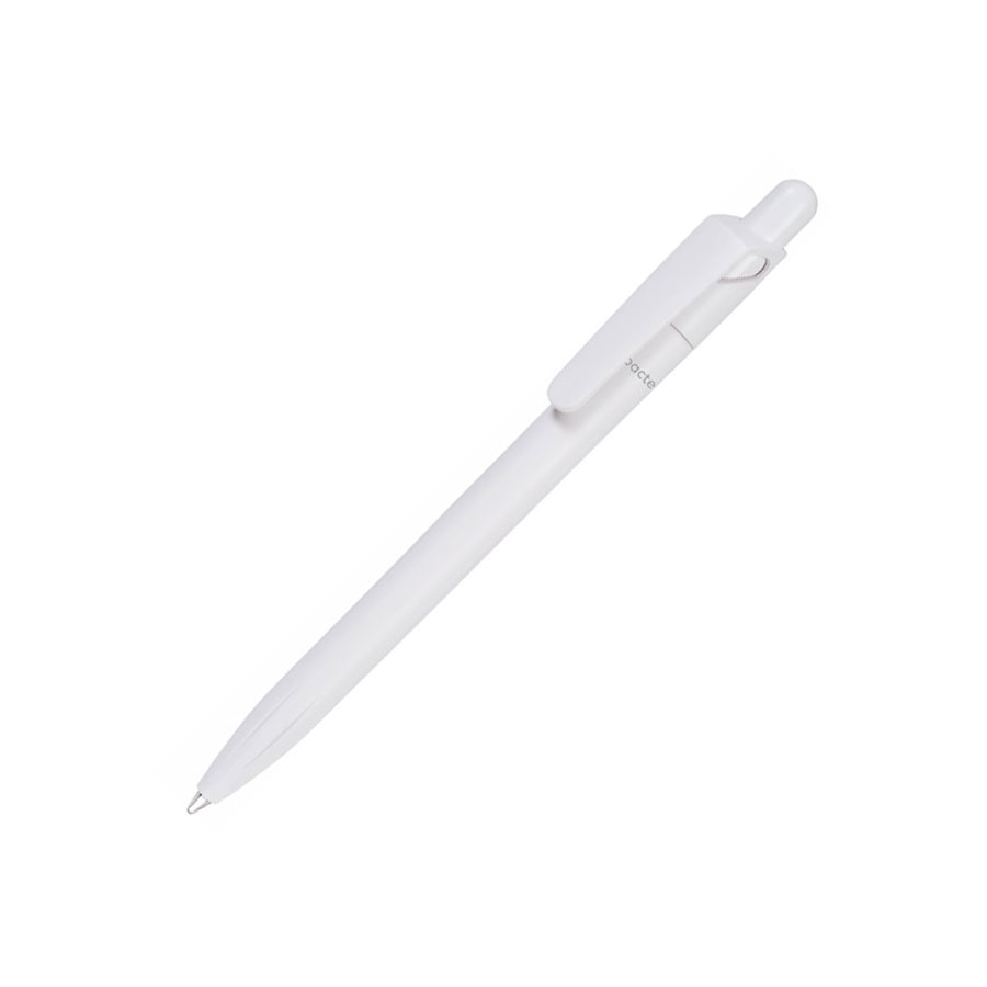 Ручка шариковая HARMONY R-Pet SAFE TOUCH, пластик, белый-0